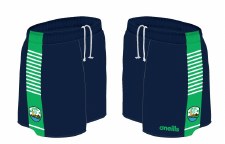 O'Neills Kilrush LGFA Shorts (Navy Green White) Medium